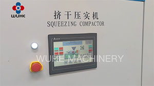 squeezing compactor dryer squeezer09